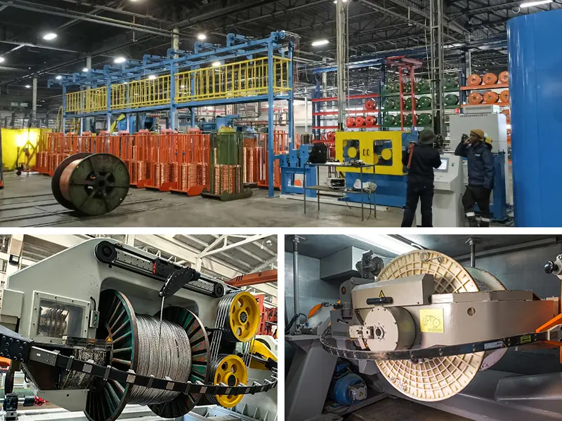 Double Twist Bunching Machine