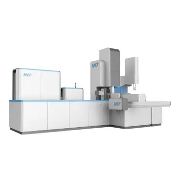 Automatic Cable Coil Strapping and Shrink Wrapping Machine